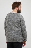 classic BLEND BHDan BT men's fine knit sweater with crew neck knit sweater 20713439ME-200277 Grey