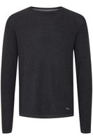 classico BLEND BHPullover uomo maglione in maglia grossa con girocollo maglione in maglia 20712645-200278 Grigio