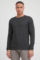 classico BLEND BHPullover uomo maglione in maglia grossa con girocollo maglione in maglia 20712645-200278 Grigio