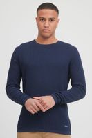 classique BLEND BHPullover homme pull grosse maille avec col rond pull en maille 20712645-194024 Bleu