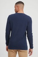 classique BLEND BHPullover homme pull grosse maille avec col rond pull en maille 20712645-194024 Bleu