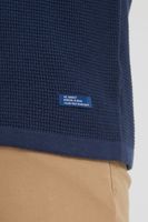 classique BLEND BHPullover homme pull grosse maille avec col rond pull en maille 20712645-194024 Bleu