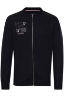 klassische FQ1924 FQErland Herren Zip-Jacke mit Stehkragen Jacke 21900122-ME-193911 Schwarz