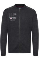 klassische FQ1924 FQErland Herren Zip-Jacke mit Stehkragen Jacke 21900122-ME-200278 Grau