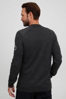 klassische FQ1924 FQErland Herren Zip-Jacke mit Stehkragen Jacke 21900122-ME-200278 Grau