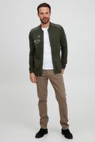classic FQ1924 FQErland men's zip jacket with stand-up collar jacket 21900122-ME-190413 Green
