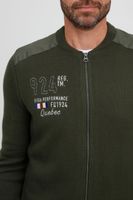 classic FQ1924 FQErland men's zip jacket with stand-up collar jacket 21900122-ME-190413 Green