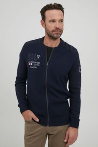classic FQ1924 FQErland men's zip jacket with stand-up collar jacket 21900122-ME-193923 Blue