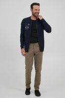 classic FQ1924 FQErland men's zip jacket with stand-up collar jacket 21900122-ME-193923 Blue