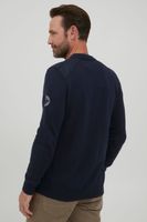classic FQ1924 FQErland men's zip jacket with stand-up collar jacket 21900122-ME-193923 Blue