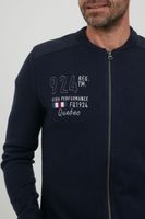 classic FQ1924 FQErland men's zip jacket with stand-up collar jacket 21900122-ME-193923 Blue