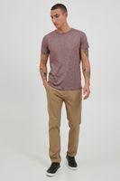 klassisches 11 PROJECT PRTullio Herren T-Shirt mit Rundhals Shirt 21300777-ME-191526 Rot
