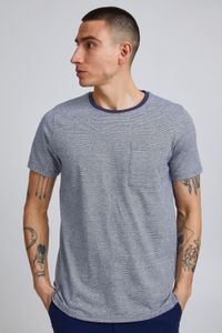 klassisches SOLID SDAnton Herren T-Shirt mit Rundhals Shirt 21106482-193937 Blau