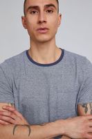 klassisches SOLID SDAnton Herren T-Shirt mit Rundhals Shirt 21106482-193937 Blau