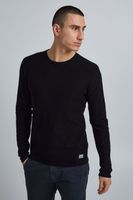 classique 11 PROJECT PRFriko homme pull maille fine avec col rond pull en maille 20714436ME-194007 Noir