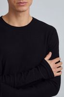 classique 11 PROJECT PRFriko homme pull maille fine avec col rond pull en maille 20714436ME-194007 Noir
