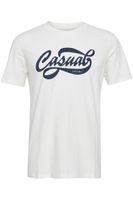 klassisches CASUAL FRIDAY CFThor Herren T-Shirt mit Rundhals Shirt 20504281-114201 Weiß