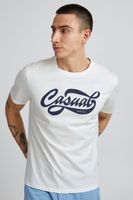 klassisches CASUAL FRIDAY CFThor Herren T-Shirt mit Rundhals Shirt 20504281-114201 Weiß