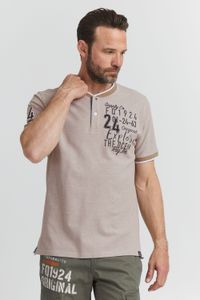 classic FQ1924 FQIikay men's T-shirt with crew neck shirt 21900187-ME-171113 Brown