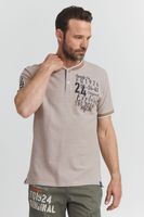 classic FQ1924 FQIikay men's T-shirt with crew neck shirt 21900187-ME-171113 Brown