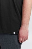 klassisches SOLID SDBedo BT Herren T-Shirt mit V-Ausschnitt Shirt 21300881-ME-194007 Schwarz