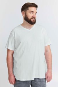 klassisches SOLID SDBedo BT Herren T-Shirt mit V-Ausschnitt Shirt 21300881-ME-110601 Weiß