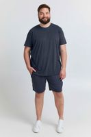 klassisches SOLID SDBedonno BT Herren T-Shirt mit Rundhals Shirt 21300883-ME-1940101 Blau