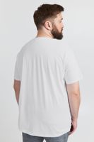 klassisches SOLID SDBedonno BT Herren T-Shirt mit Rundhals Shirt 21300883-ME-110601 Weiß