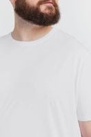 klassisches SOLID SDBedonno BT Herren T-Shirt mit Rundhals Shirt 21300883-ME-110601 Weiß