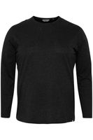 classique SOLID SDBedon BT homme T-shirt manches longues avec col rond T-shirt manches longues homme 21300882-ME-194007 Noir