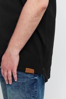 klassisches SOLID SDTrip BT Herren Poloshirt mit 3-Knopf-Leiste Shirt 21300885-ME-799000 Schwarz