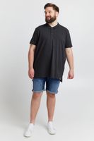 klassisches SOLID SDTrip BT Herren Poloshirt mit 3-Knopf-Leiste Shirt 21300885-ME-798288 Grau