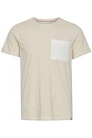 klassisches BLEND BHBenedikt Herren T-Shirt mit Rundhals Shirt 20714408ME-141107 Grau