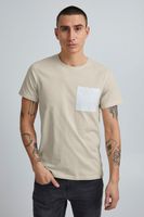 klassisches BLEND BHBenedikt Herren T-Shirt mit Rundhals Shirt 20714408ME-141107 Grau