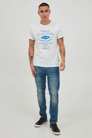 klassisches BLEND BHAdam Herren T-Shirt mit Rundhals Shirt 20714404ME-110602 Weiß