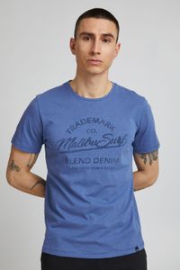 klassisches BLEND BHAmatus Herren T-Shirt mit Rundhals Shirt 20714728ME-183928 Blau