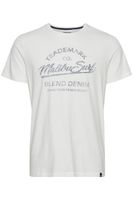 klassisches BLEND BHAmatus Herren T-Shirt mit Rundhals Shirt 20714728ME-110602 Weiß