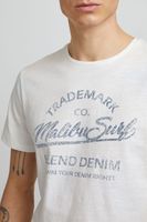 klassisches BLEND BHAmatus Herren T-Shirt mit Rundhals Shirt 20714728ME-110602 Weiß