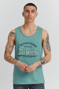 klassisches BLEND BDLingo Herren Tanktop mit Rundhals Top 20714921ME-164712 Blau
