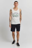 classic BLEND BDLingo men's tank top with crew neck top 20714921ME-110602 White