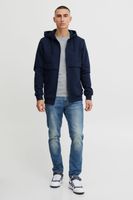 classique 11 PROJECT PRAnnir homme veste sweat avec fermeture zippée veste 20715241ME-194024 Bleu