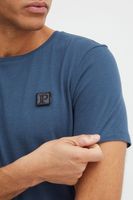 klassisches 11 PROJECT PRChris Herren T-Shirt mit Rundhals Shirt 20715521ME-194024 Blau