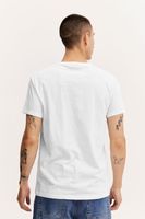klassisches BLEND Herren T-Shirt mit Rundhals Shirt 20714914-110602 Weiß