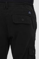 classic FQ1924 FQHarris men's cargo pants with button and zipper casual pants 21900476-ME-193911 Black