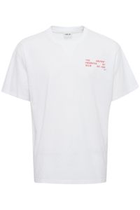 klassisches SOLID SDElam Herren T-Shirt mit Rundhals Shirt 21107521-110601 Weiß