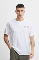 klassisches SOLID SDElam Herren T-Shirt mit Rundhals Shirt 21107521-110601 Weiß