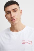 klassisches SOLID SDElam Herren T-Shirt mit Rundhals Shirt 21107521-110601 Weiß