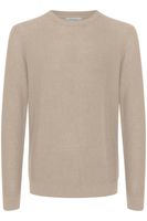 klassischer 11 PROJECT PRTill Fine Herren Feinstrickpullover mit Rundhals Strickpullover 21301004-ME-1513041 Beige