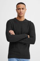 classique 11 PROJECT PRTill Fine homme pull maille fine avec col rond pull en maille 21301004-ME-194008 Noir