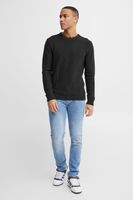 classique 11 PROJECT PRTill Fine homme pull maille fine avec col rond pull en maille 21301004-ME-194008 Noir